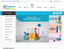Tablet Screenshot of cleanersmall.com